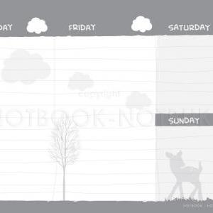 A5 Weekly Planner - Little Bambee s..