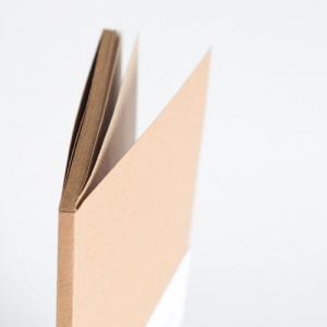 A5 Size - Blank Kraft Paper Notebook