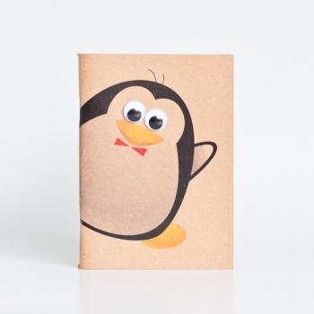 Animal Series Kraft Paper Booklets - Penguin