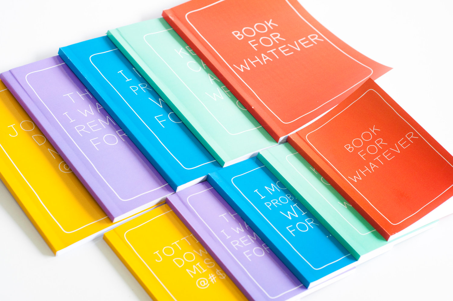 SET OF 5 - SMALL Statement Notebooks on Luulla