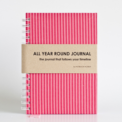 All Year Round Journal (unfilled Dates / Months / Years) - Barbie Pink ...